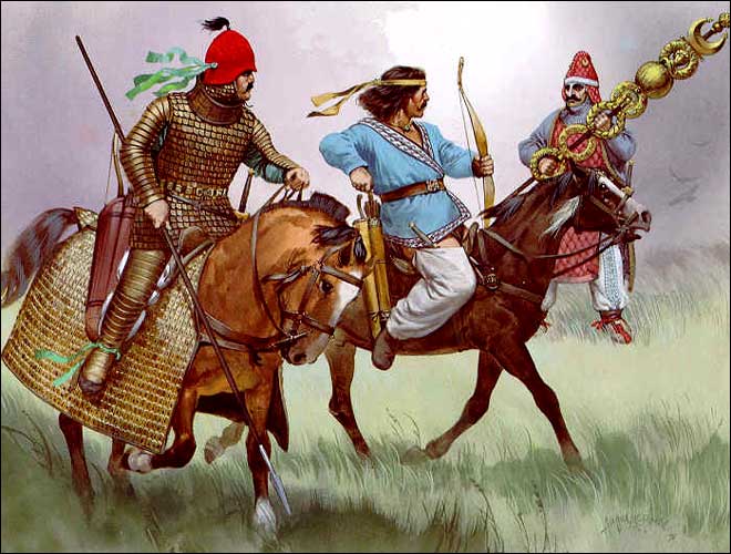 Parthian troops